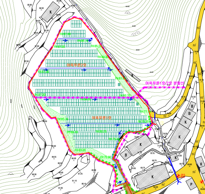 경남 진주2 태양광 발전소 전경